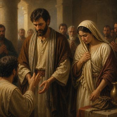 Ananias and Sapphira