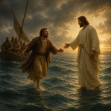Peter Walking on Water